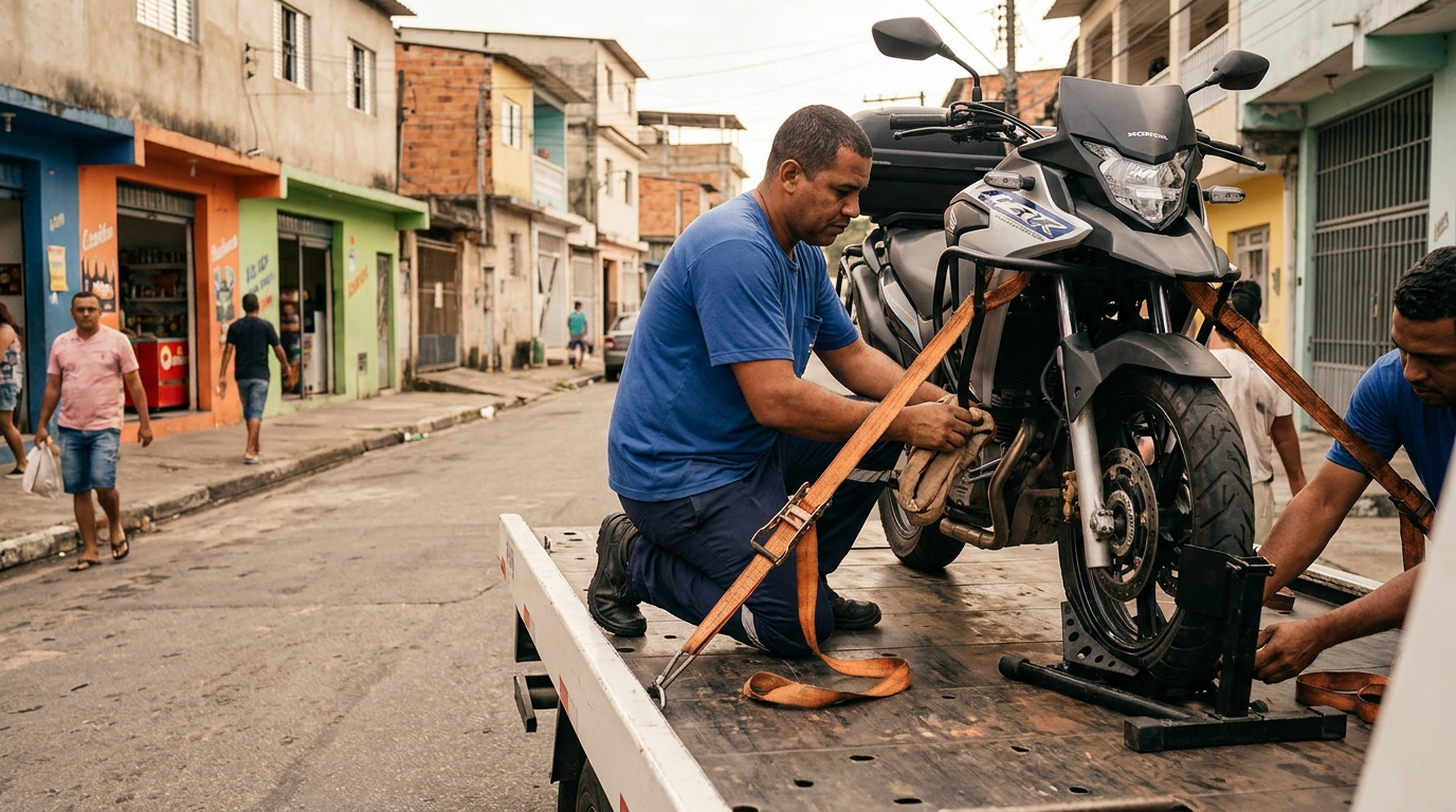 Guincho para Moto em Campos Elíseos, Ribeirão Preto‑SP