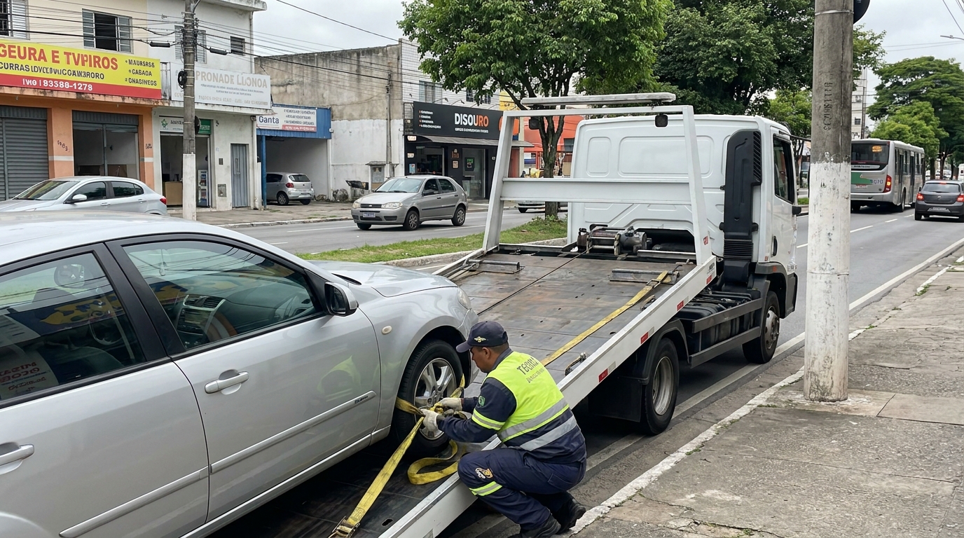 Transporte de Automóvel na Vila Isabel, Ribeirão Preto‑SP
